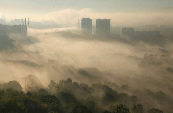 Города окутанные туманом