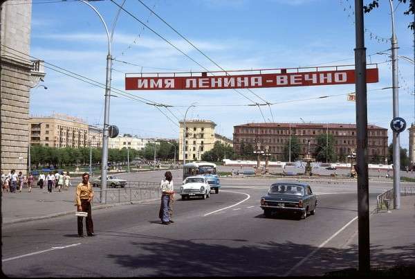 СССР из окна поезда в 1975 году