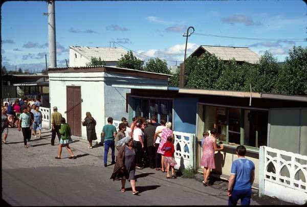 СССР из окна поезда в 1975 году