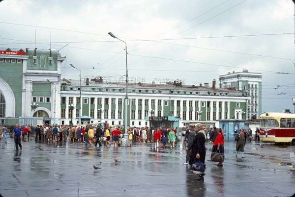 СССР из окна поезда в 1975 году