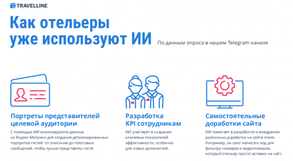 ТРИ КИТА СОВРЕМЕННОГО ОТЕЛЯ: КАК ИИ МЕНЯЕТ ГОСТИНИЧНУЮ ИНДУСТРИЮ. АЛЕКСАНДР ГАЛОЧКИН О НОВЫХ ВОЗМОЖНОСТЯХ И ТЕХНОЛОГИЯХ TRAVELLINE ТРИ КИТА СОВРЕМЕННОГО ОТЕЛЯ: КАК ИИ МЕНЯЕТ ГОСТИНИЧНУЮ ИНДУСТРИЮ. АЛЕКСАНДР ГАЛОЧКИН О НОВЫХ ВОЗМОЖНОСТЯХ И ТЕХНОЛОГИЯХ TRAVELLINE
