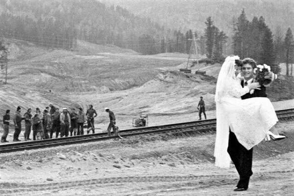 Редкие фотографии строительства БАМа